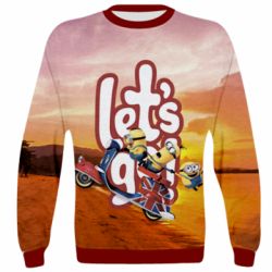 3D свитшот LET'S GO MINIONS - PrintSalon