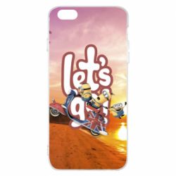 Чехол для iPhone 6 Plus/6S Plus LET'S GO MINIONS - PrintSalon