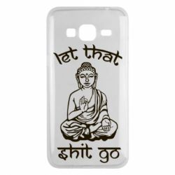 Чехол для Samsung J3 2016 Let that shit go - PrintSalon