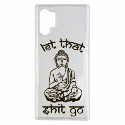 Чехол для Samsung Note 10 Plus Let that shit go - PrintSalon