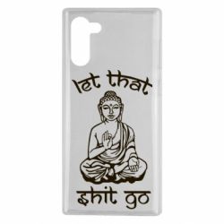 Чехол для Samsung Note 10 Let that shit go - PrintSalon
