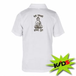 Детское поло Let that shit go - PrintSalon