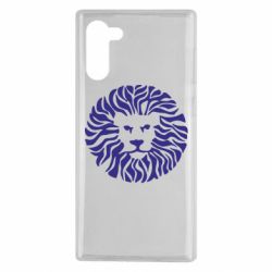 Чехол для Samsung Note 10 лев - PrintSalon