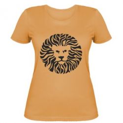 Женская футболка лев - PrintSalon
