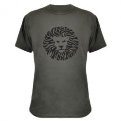 Камуфляжная футболка лев - PrintSalon
