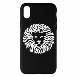 Чехол для iPhone X/Xs лев - PrintSalon