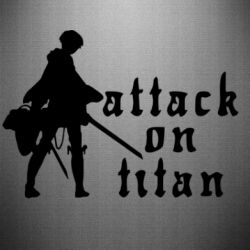 Наклейка Levi from Attack on Titan - PrintSalon