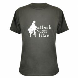 Камуфляжна футболка Levi from Attack on Titan - PrintSalon