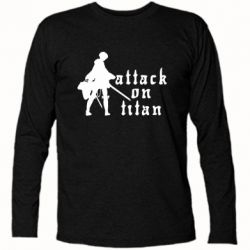 Футболка з довгим рукавом Levi from Attack on Titan - PrintSalon