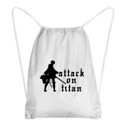 Рюкзак-мешок Levi from Attack on Titan-PrintSalon Рюкзак-мешок Levi from Attack on Titan