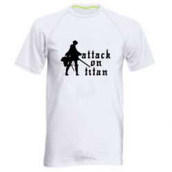 Чоловіча футболка для спорту Levi from Attack on Titan - PrintSalon