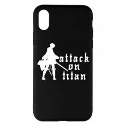 Чохол для iPhone X/Xs Levi from Attack on Titan - PrintSalon
