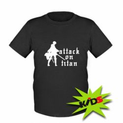 Дитяча футболка Levi from Attack on Titan - PrintSalon