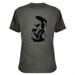 Камуфляжная футболка Лице козака