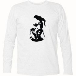 Футболка с длинным рукавом Лице козака - PrintSalon