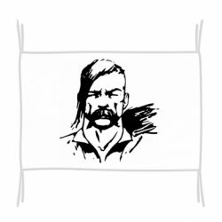 Флаг Лице українського козака - PrintSalon