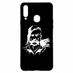 Чехол для Samsung A20s Лице українського козака-PrintSalon Чехол для Samsung A20s Лице українського козака