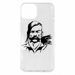 Чехол для iPhone 14 Лице українського козака - PrintSalon