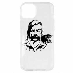 Чехол для iPhone 14 Plus Лице українського козака - PrintSalon