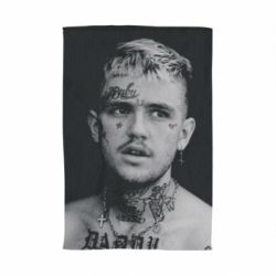 Полотенце с принтом Lil Peep fuck the population - PrintSalon