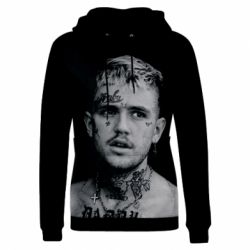 Женское 3D худи Lil Peep fuck the population - PrintSalon