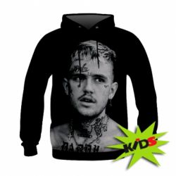 Детское 3D худи Lil Peep fuck the population - PrintSalon