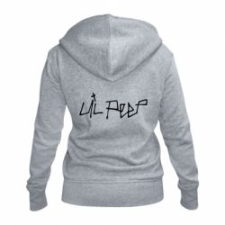 Женское худи на молнии Lil Peep - PrintSalon