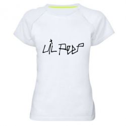 Женская футболка для спорта Lil Peep - PrintSalon