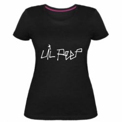 Женская премиум футболка Lil Peep - PrintSalon