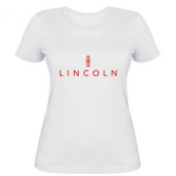 Женская футболка Lincoln logo - PrintSalon