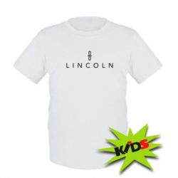 Детская футболка Lincoln logo - PrintSalon