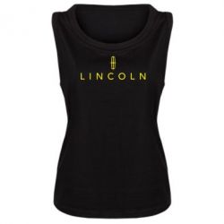 Женская майка Lincoln logo - PrintSalon