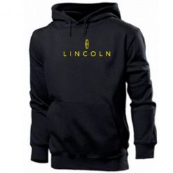 Мужское худи Lincoln logo - PrintSalon