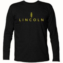 Футболка с длинным рукавом Lincoln logo - PrintSalon