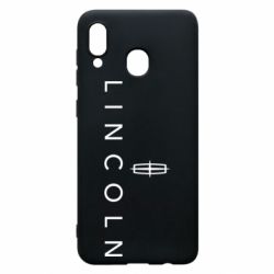 Чехол для Samsung A20 Lincoln logo - PrintSalon