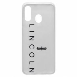 Чехол для Samsung A40 Lincoln logo - PrintSalon