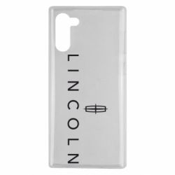 Чехол для Samsung Note 10 Lincoln logo - PrintSalon