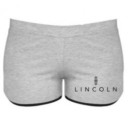 Женские шорты Lincoln logo - PrintSalon