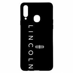 Чехол для Samsung A20s Lincoln logo - PrintSalon