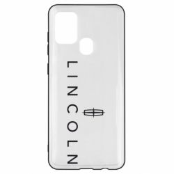 Чехол для Samsung A21s Lincoln logo - PrintSalon