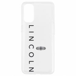 Чехол для Oppo Reno 4 Lincoln logo - PrintSalon