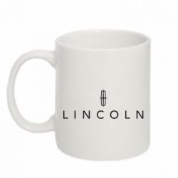 Чашка 320ml Lincoln logo - PrintSalon