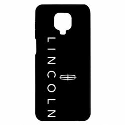 Чехол для Xiaomi Redmi Note 9S/9Pro/9Pro Max Lincoln logo - PrintSalon
