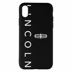 Чехол для iPhone X/Xs Lincoln logo - PrintSalon