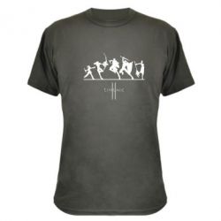 Камуфляжна футболка Lineage fight