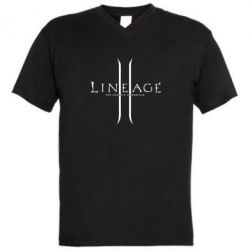 Мужская футболка  с V-образным вырезом Lineage ll - PrintSalon