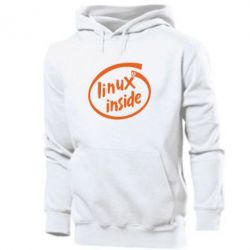 Мужское худи Linux Inside - PrintSalon