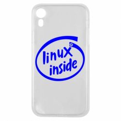 Чехол для iPhone XR Linux Inside - PrintSalon