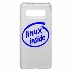 Чехол для Samsung S10+ Linux Inside - PrintSalon