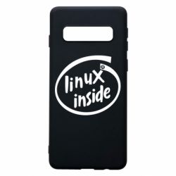 Чехол для Samsung S10 Linux Inside - PrintSalon
